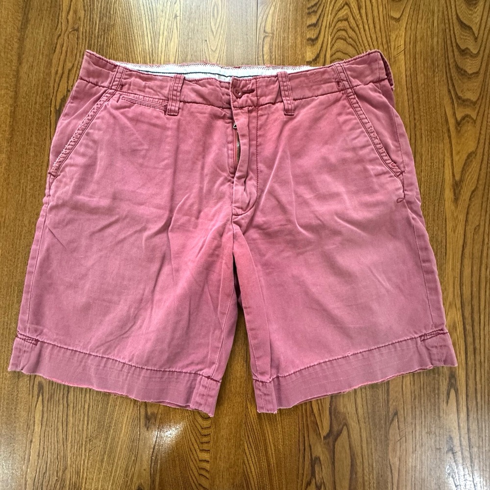 Polo Ralph Lauren Coral Heavy Flat Front Shorts Men's Size 36 - 10" Inseam